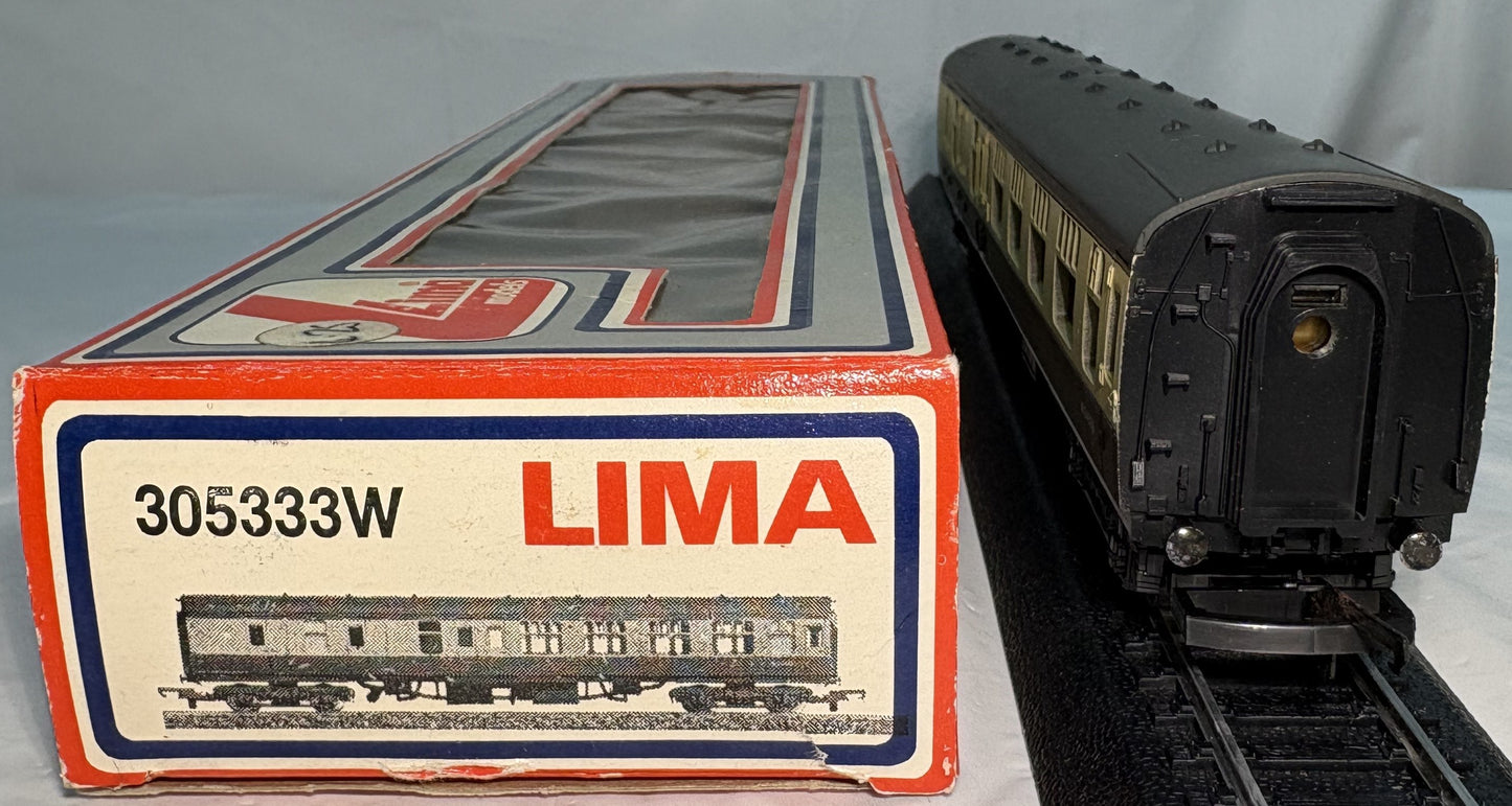 Lima 305333W BR Mk1 BSK Brake Corridor Coach W24528 Choc & Cream