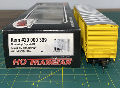 Atlas #20 000 399 Trainman Line Mississippi Export #821 Box Car