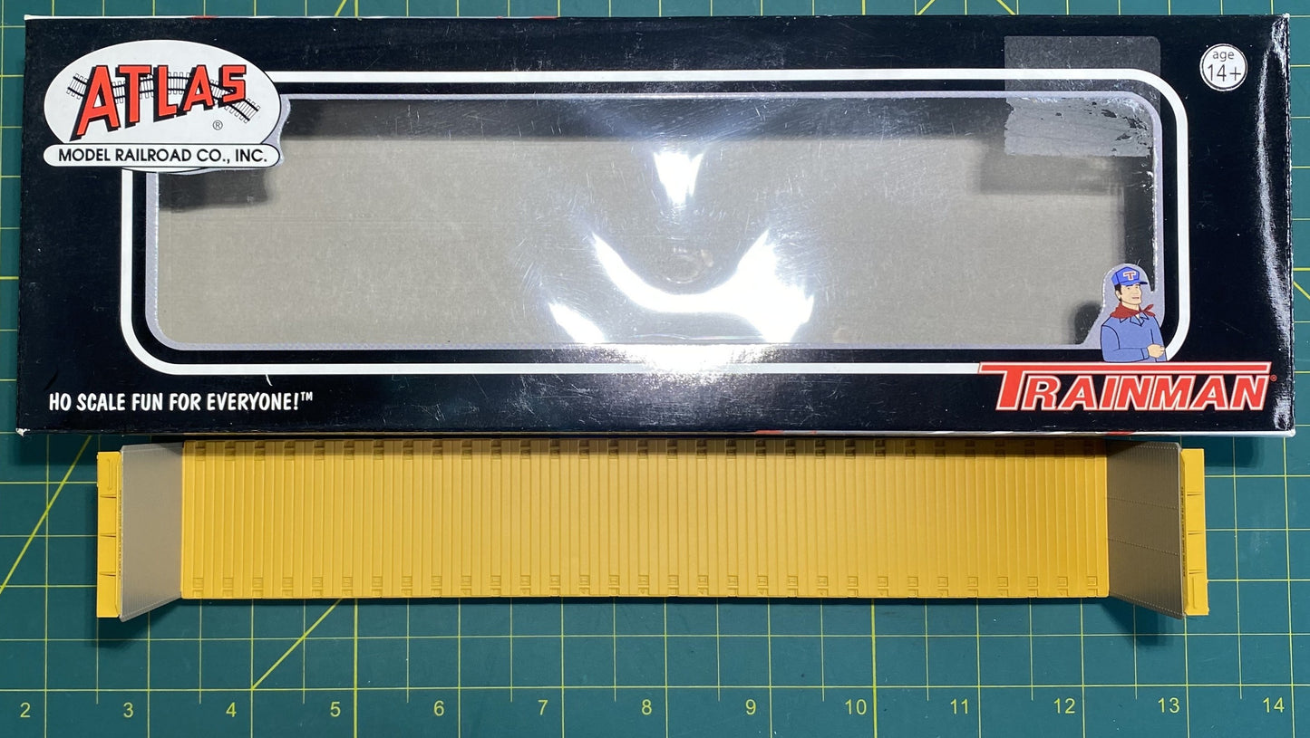Atlas #20 000 858 Trainman Line Bulkhead Flat Car TTX #804015