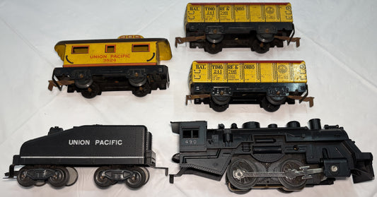 Marx 490 Steam Freight Train