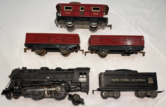 Marx 999 Steam Freight Train New York Central