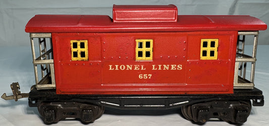 Lionel Pre War Caboose 657 Lionel Lines