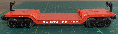 Lionel 6-16955 O Gauge Santa Fe Flatcar w/out Ertl Challenger