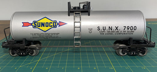 Lionel 6-17910 O Gauge Sunoco Unibody Tank Car #7900