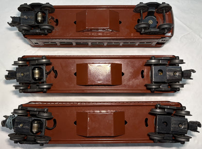 Lionel Post War 6442, 6442 Passenger and 6443 Observation Cars