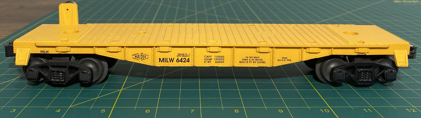 Lionel #6-16978 Milwaukee Road Flat Car w/out P&H Power Shovel