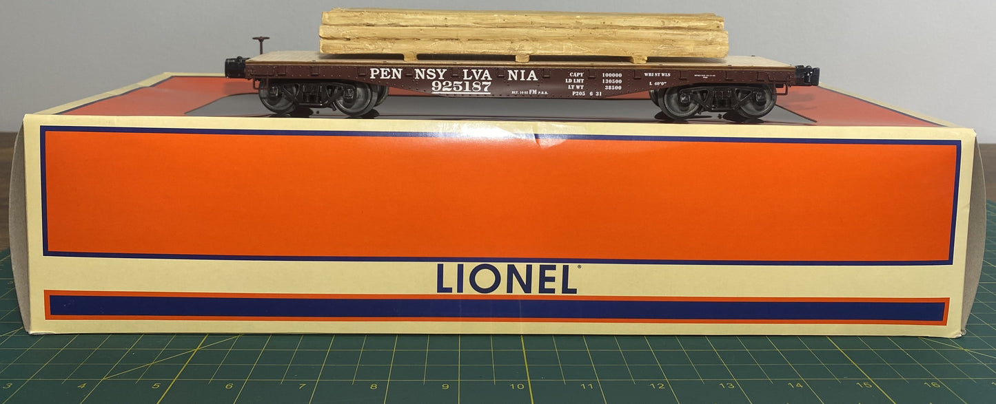 Lionel #6-82854 Pennsylvania 40' Flat w/ Lumber Load