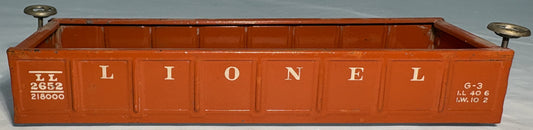 Lionel Pre War 2652 Red Gondola Body
