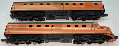MTH 20-2325-1 & 20-2438-3 Premier NH DL-109 & DL-110 Diesel Engine AB set w/Proto-Sound 2.0 Custom Cranberry Paint Scheme