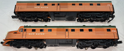 MTH 20-2325-1 & 20-2438-3 Premier NH DL-109 & DL-110 Diesel Engine AB set w/Proto-Sound 2.0 Custom Cranberry Paint Scheme