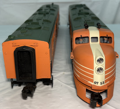 MTH 20-2325-1 & 20-2438-3 Premier NH DL-109 & DL-110 Diesel Engine AB set w/Proto-Sound 2.0 Custom Cranberry Paint Scheme