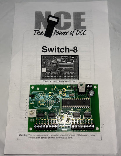 NCE Switch-8 Accessory Decoder