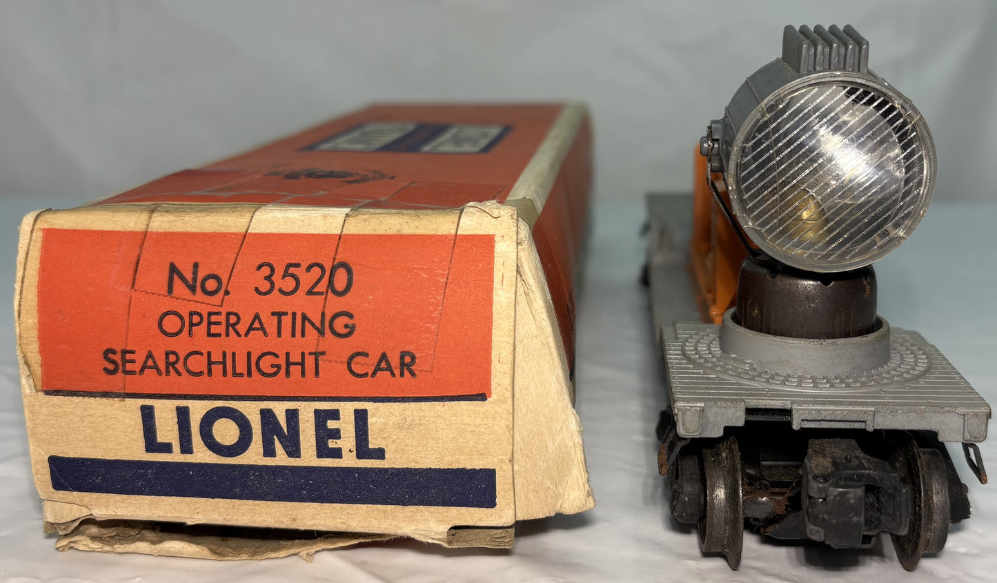 Lionel 3520 Operating Searchlight Car