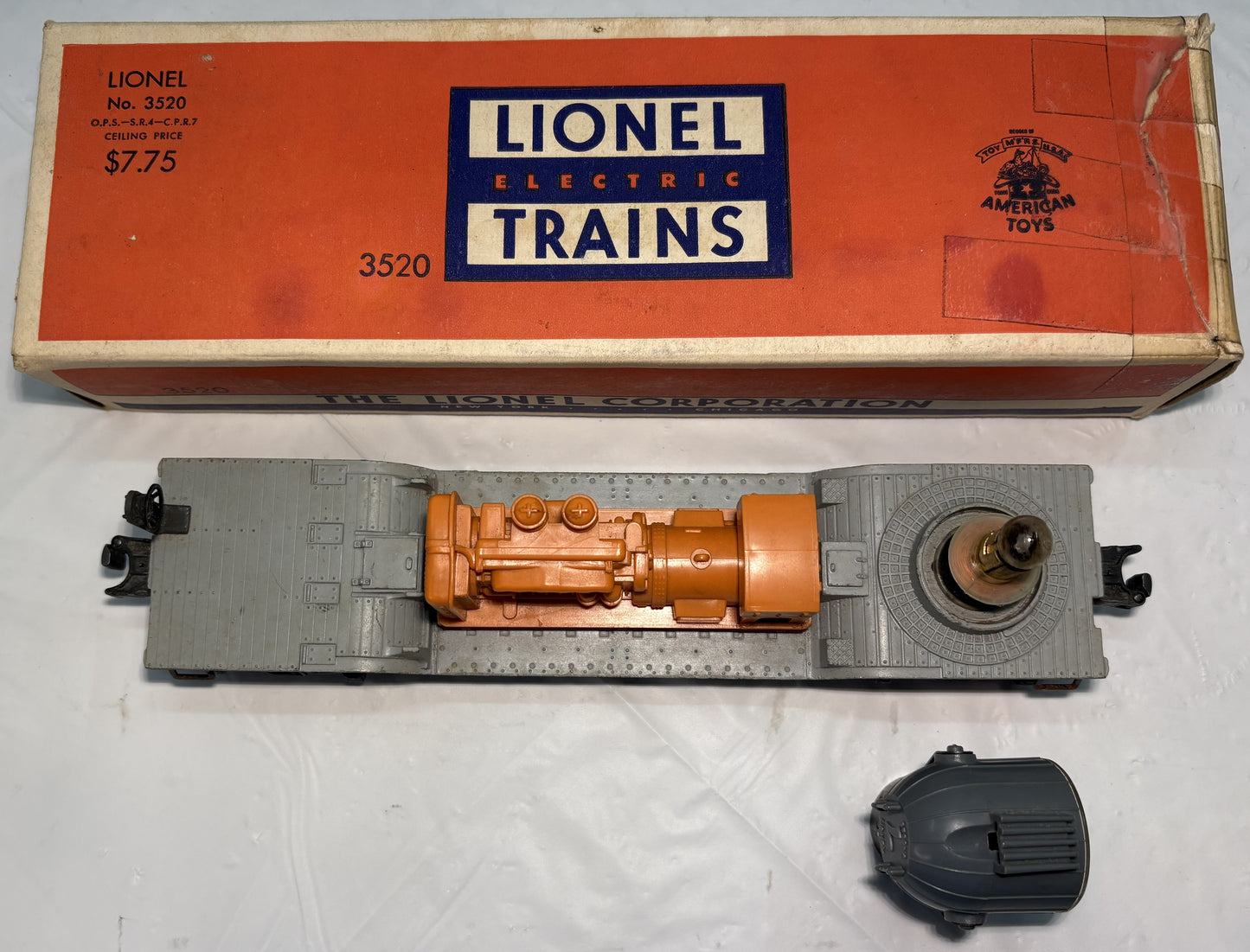 Lionel 3520 Operating Searchlight Car