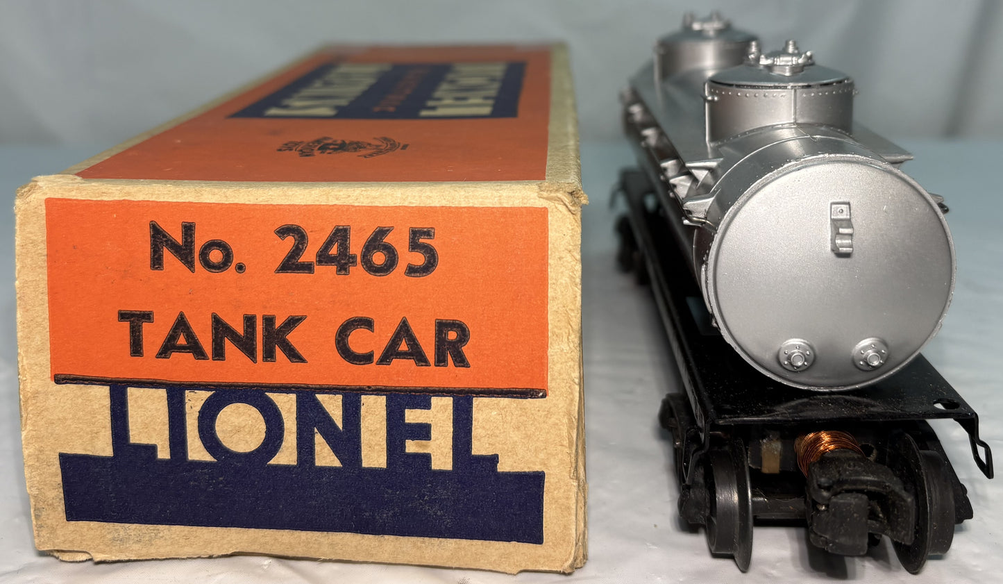 Lionel Post War 2465 Two Dome Sunoco Tank Car