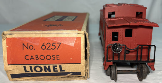 Lionel Post War 6257 Red Caboose