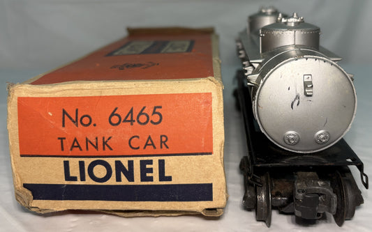 Lionel Post War 6465 Sunoco 2 Dome Tank Car