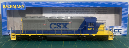 Bachmann 60903 HO Weathered CSX SD40-2 Diesel Locomotive #8217 w/DCC EX/Box