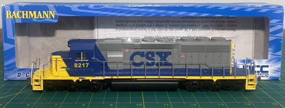Bachmann 60903 HO Weathered CSX SD40-2 Diesel Locomotive #8217 w/DCC EX/Box