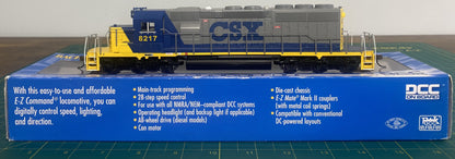Bachmann 60903 HO Weathered CSX SD40-2 Diesel Locomotive #8217 w/DCC EX/Box