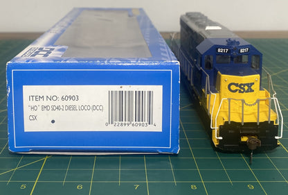 Bachmann 60903 HO Weathered CSX SD40-2 Diesel Locomotive #8217 w/DCC EX/Box