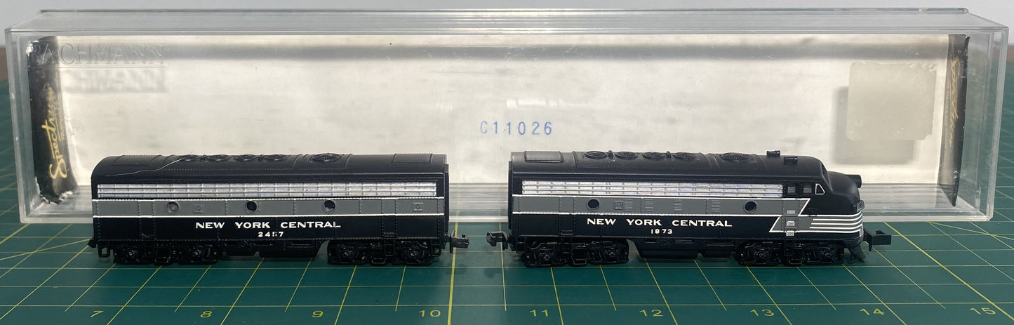Bachmann Spectrum 81254 F7 A&B Powered New York Central Lightning Stripe w/Sound &amp; DCC