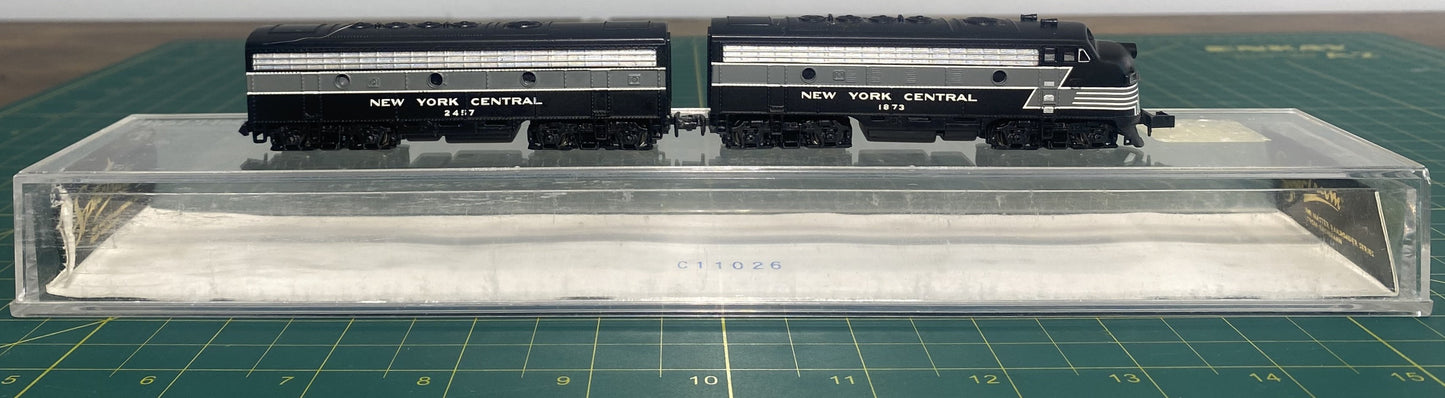 Bachmann Spectrum 81254 F7 A&B Powered New York Central Lightning Stripe w/Sound &amp; DCC