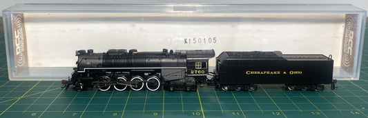 Bachmann 50954 Chesapeake & Ohio 2-8-4 Berkshire Tender w/Sound & DCC #2760