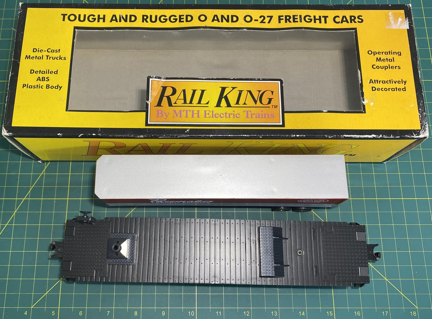Rail King 30-7608 New York Central O Gauge Flat Car