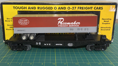 Rail King 30-7608 New York Central O Gauge Flat Car