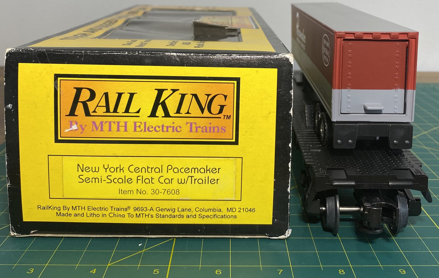 Rail King 30-7608 New York Central O Gauge Flat Car