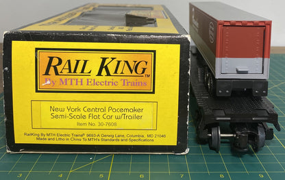 Rail King 30-7608 New York Central O Gauge Flat Car