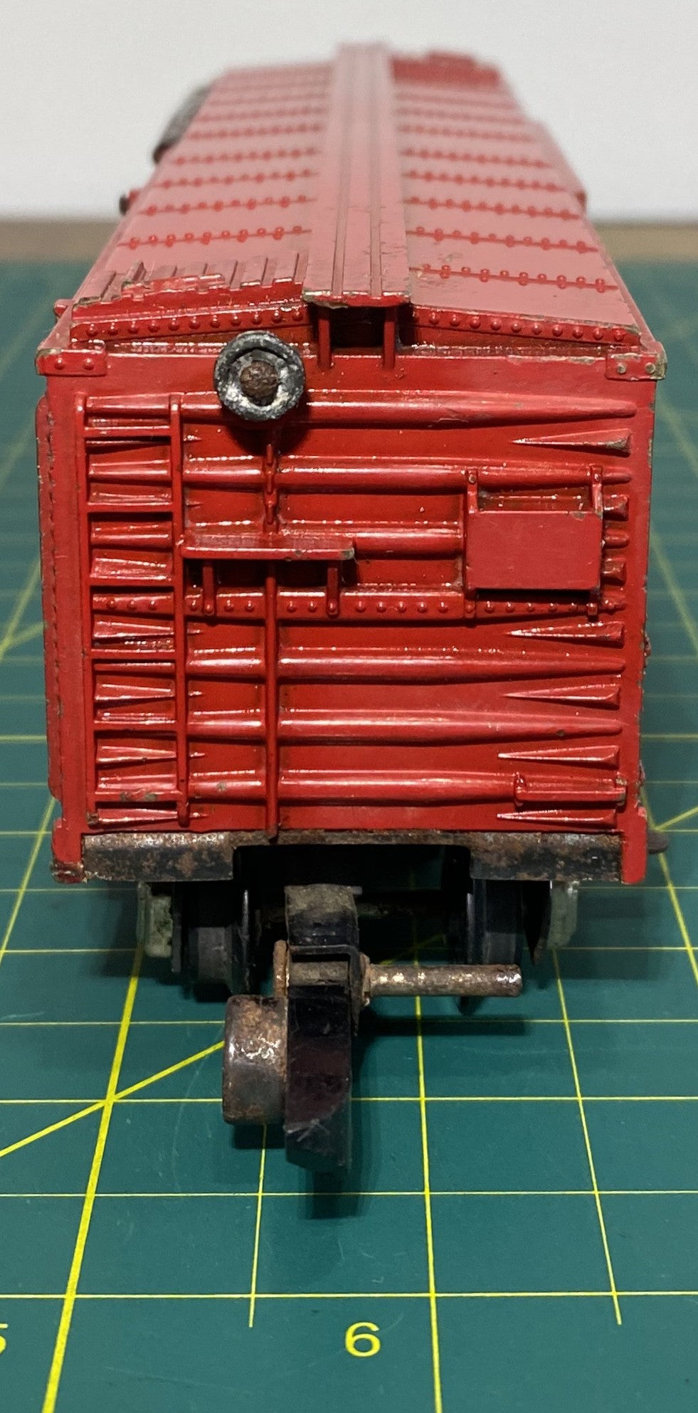 American Flyer Box Car #734 Painted Red