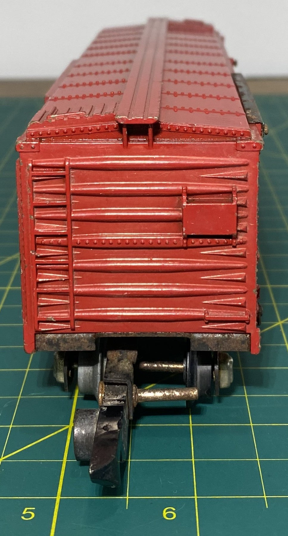 American Flyer Box Car #734 Painted Red
