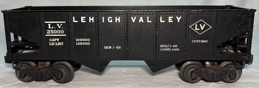 Lionel Post War 6456 Lehigh Valley Short Hopper