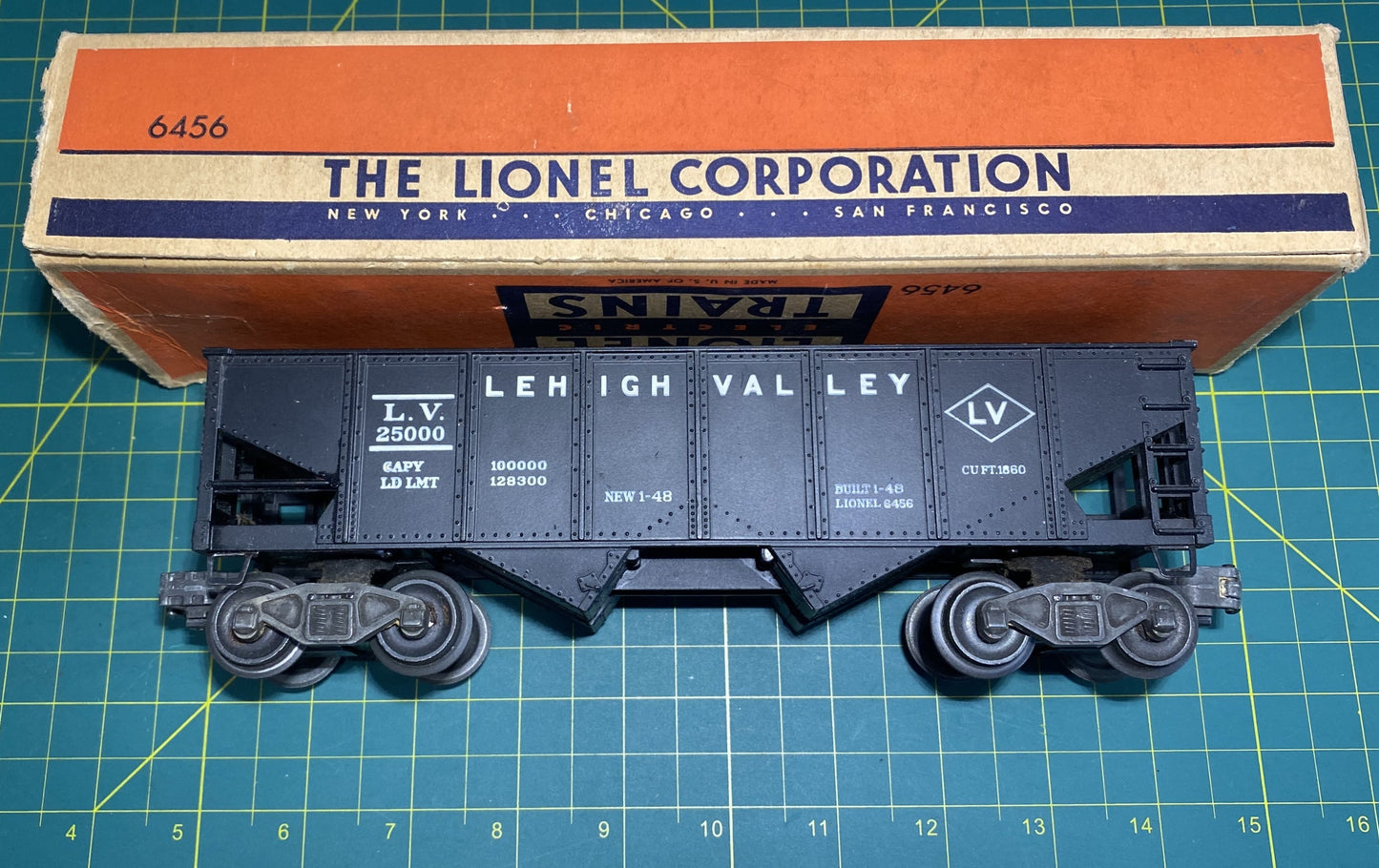 Lionel Post War Lehigh Valley Short Hopper #6456