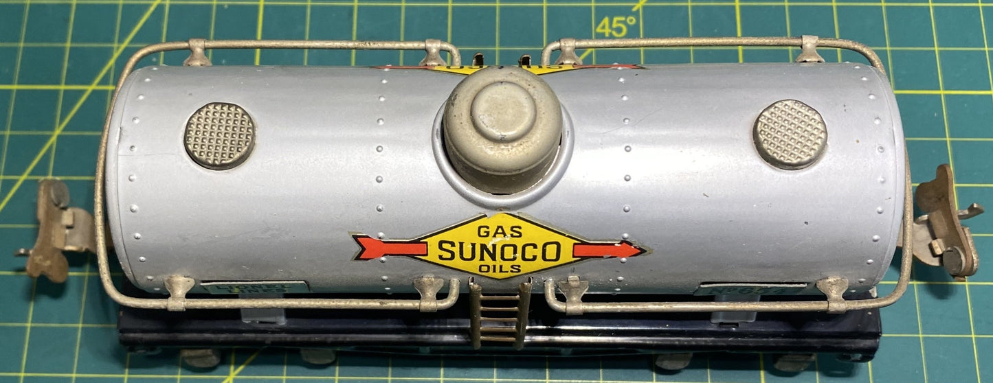 Lionel Pre War Tank Car 654 Aluminum