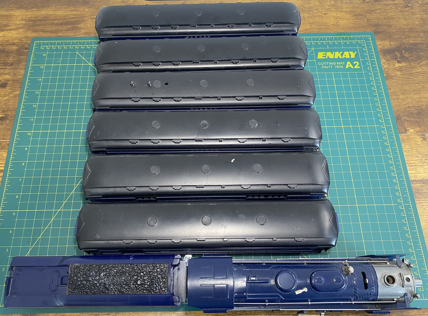 Lionel # 8610 Wabash Set with Steam Locomotive, Tender and 6 pass cars