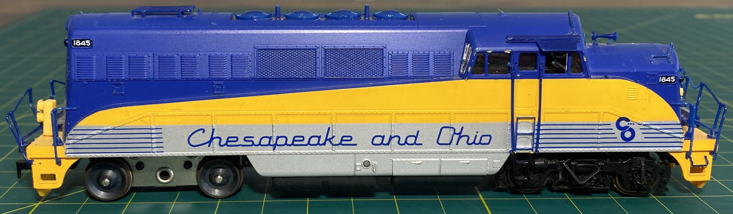 Life-Like #1845 Proto 2000 EMD BL2 Chesapeake and Ohio