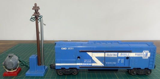 Lionel Post War #3530 Operating Mobile Generating Car