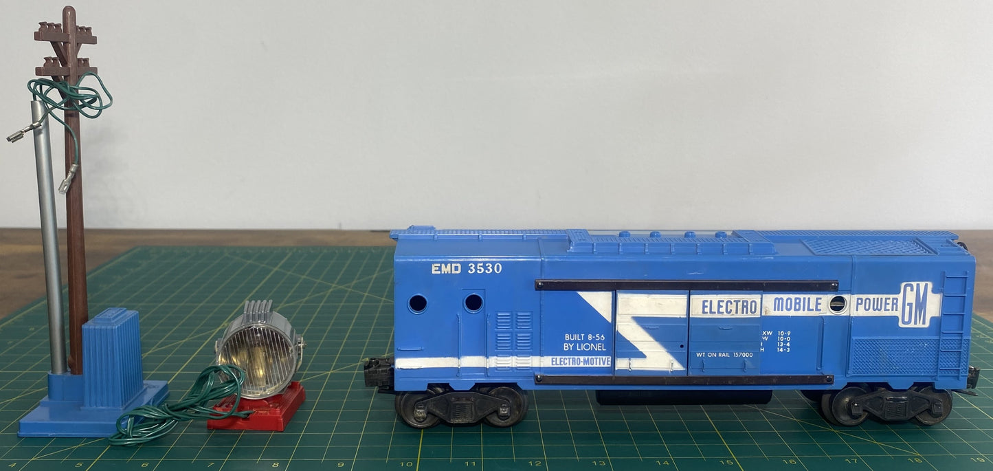 Lionel Post War #3530 Operating Mobile Generating Car