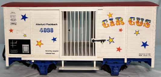 LGB 4036 Circus 2 Axle Animal Transport (Cage) Car