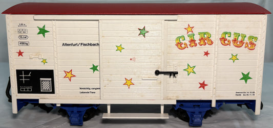 LGB 4136S Circus 2 Axle Box Car