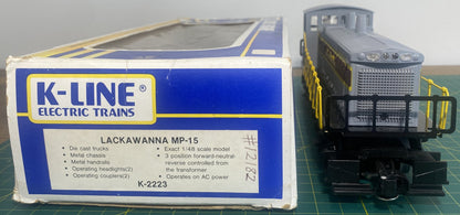 K-Line K-3222 Lackawanna MP15 Diesel Locomotive #2223