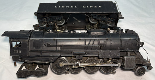 Lionel Post War 726 Berkshire and 2426W Whistling Tender 1947