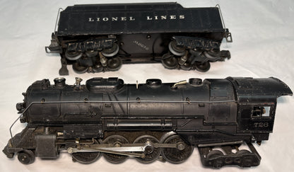 Lionel Post War 726 Berkshire and 2426W Whistling Tender 1947