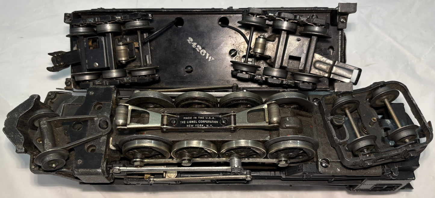 Lionel Post War 726 Berkshire and 2426W Whistling Tender 1947