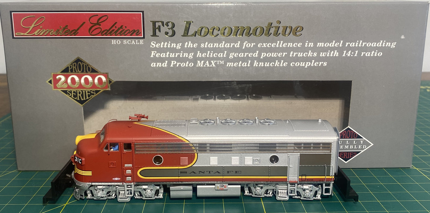 PROTO 2000 # 920-41273 Diesel EMD F3A Powered w/Sound & DCC Santa Fe