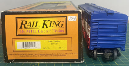 Rail King 30-7473 State of Maine Box Car