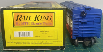 Rail King 30-7473 State of Maine Box Car